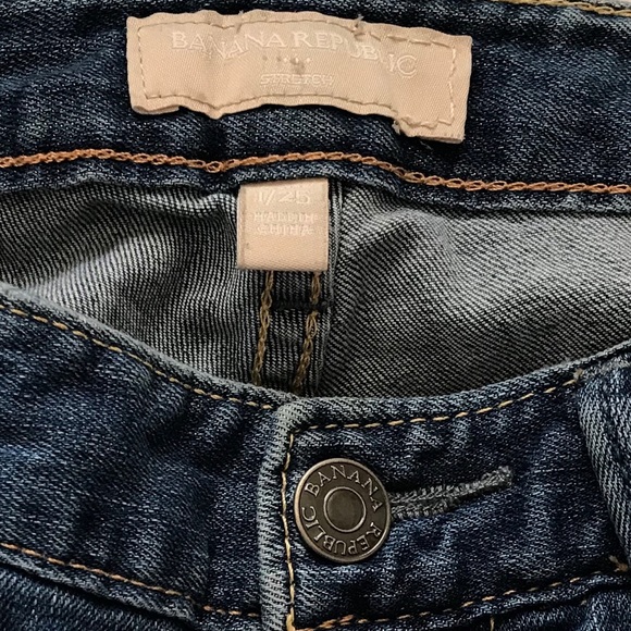 ✨BUY NOW✨Banana Republic Capri Jeans Size 1/25 - Picture 2 of 4